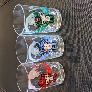 Olympics glasses set of 3
